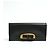 Prada Schwarze Leder Knot Wallet Clutch in der Box