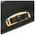Prada Schwarze Leder Knot Wallet Clutch in der Box - Ansicht 4