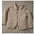 Chaqueta de Plumas de Ganso Salvatore Ferragamo Beige - vista 5