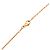 Collar Colgante Hermès O'Kelly PM Rosa Dorado - vista 3