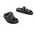 Sandali Hermès Chypre Neri EU37 Mules in Pelle Nera UK4 US6.5 Nero - vista 3