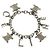 Céline Bracciale Triomphe Charm in Argento per Uomini e Donne di Celine