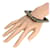Bracciale in plastica nera e strass per donna Chanel Nero - vista 10
