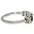 Anello Logo Band da Uomo Fendi Argento - vista 3