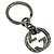 Portachiavi Arabesque da Uomo Gucci in Argento 925