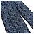 Cravatta Obliqua da Uomo Christian Dior Nero Blu navy Blu chiaro - vista 3