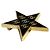 Timeless Spilla Pin Coco Mark da Donna di Chanel Nero D'oro - vista 3