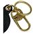 Portachiavi in pelle nera e dorata obliqua per uomo Christian Dior Nero D'oro - vista 4