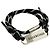 Everyday Pulsera de encanto para hombre Balenciaga Negro