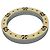 Anello Icon Band Gucci in acciaio e oro giallo - vista 6