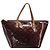 LOUIS VUITTON Borsa a Mano Monogram Vernis Bellevue PM Amarante M93585 Auth BA9673 Bordò - vista 13