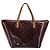 LOUIS VUITTON Borsa a Mano Monogram Vernis Bellevue PM Amarante M93585 Auth BA9673 Bordò - vista 2