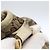 Borsa a Spalla GG Canvas Gucci Beige Oro 131326 Auth 168097 D'oro - vista 15