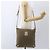 Borsa a Spalla GG Canvas Gucci Beige Oro 131326 Auth 168097 D'oro - vista 23