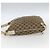 Borsa a Spalla GG Canvas Gucci Beige Oro 131326 Auth 168097 D'oro - vista 4