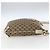 Borsa a Spalla GG Canvas Gucci Beige Oro 131326 Auth 168097 D'oro - vista 5