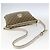 Borsa a Spalla GG Canvas Gucci Beige Oro 131326 Auth 168097 D'oro - vista 7