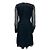 Valentino Garavani Schwarzes besticktes Spitzen-Cocktailkleid von Valentino - Ansicht 3