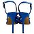 Cobaltblaue Satin Slingback-Sandalen mit kristallverziertem Bogen von Alexandre Vauthier - Ansicht 5