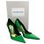 Décolleté in satin verde Alexandre Vauthier - vista 6