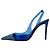 Décolleté Raquel in PVC blu cobalto di Alexandre Vauthier con decorazioni in cristallo - vista 3