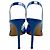 Décolleté Raquel in PVC blu cobalto di Alexandre Vauthier con decorazioni in cristallo - vista 5