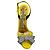 Sandali con tacco in satin giallo Alexandre Vauthier con fiocco decorato con cristalli - vista 4