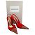 Pumps Slingback Raquel in PVC rosso Alexandre Vauthier con decorazioni in cristallo - vista 6