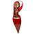 Sapatilhas Slingback Raquel em PVC vermelho Alexandre Vauthier com detalhes em cristal - vista 4