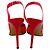 Sapatilhas Slingback Raquel em PVC vermelho Alexandre Vauthier com detalhes em cristal - vista 5