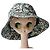 MAISON MICHEL Cappello Floreale in Cotone TL NUOVO Multicolore