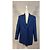 Autre Marque Irena Blazer Jacket with Patch Pockets in Navy Blue - view 3