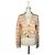 J.Crew Set Cardigan e Mini-shorts a righe rosa tinto nello spazio Bianco