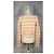 J.Crew Set Cardigan e Mini-shorts a righe rosa tinto nello spazio Bianco - vista 4