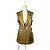 Autre Marque Abito corto/Giacca Multicolore Cachi