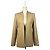 Autre Marque Blazer beige con cuello chal