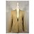 Autre Marque Blazer beige con cuello chal - vista 2