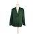 Autre Marque Terno oversized com calças largas verdes Verde escuro