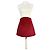 Autre Marque Mini falda Romeo burdeos