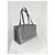 Autre Marque Graue Leder-Schultertasche - Ansicht 2