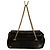 J.Crew Piccola borsa in pelle nera con stampa a serpente