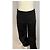 Massimo Dutti Calça flare stretch preta Preto - vista 4