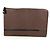 Bulgari Bvlgari Leder L-förmige Clutch-Tasche Braun Schwarz
