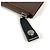 Bulgari Bvlgari Leder L-förmige Clutch-Tasche Braun Schwarz - Ansicht 3