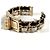 Pulsera Charm CC Logo B22A de Chanel Negro Blanco Dorado - vista 2