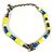 Bracciale a Catena Sunrise Louis Vuitton Blu Giallo