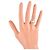 Anello Love Cartier in oro bianco 18K - vista 4