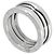 Bulgari Anello B.zero1 3 bande in oro bianco 18K Bvlgari