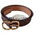 Louis Vuitton Gürtel Braun Leder