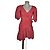 Vestido mini Guess blanco y rojo de algodón Roja